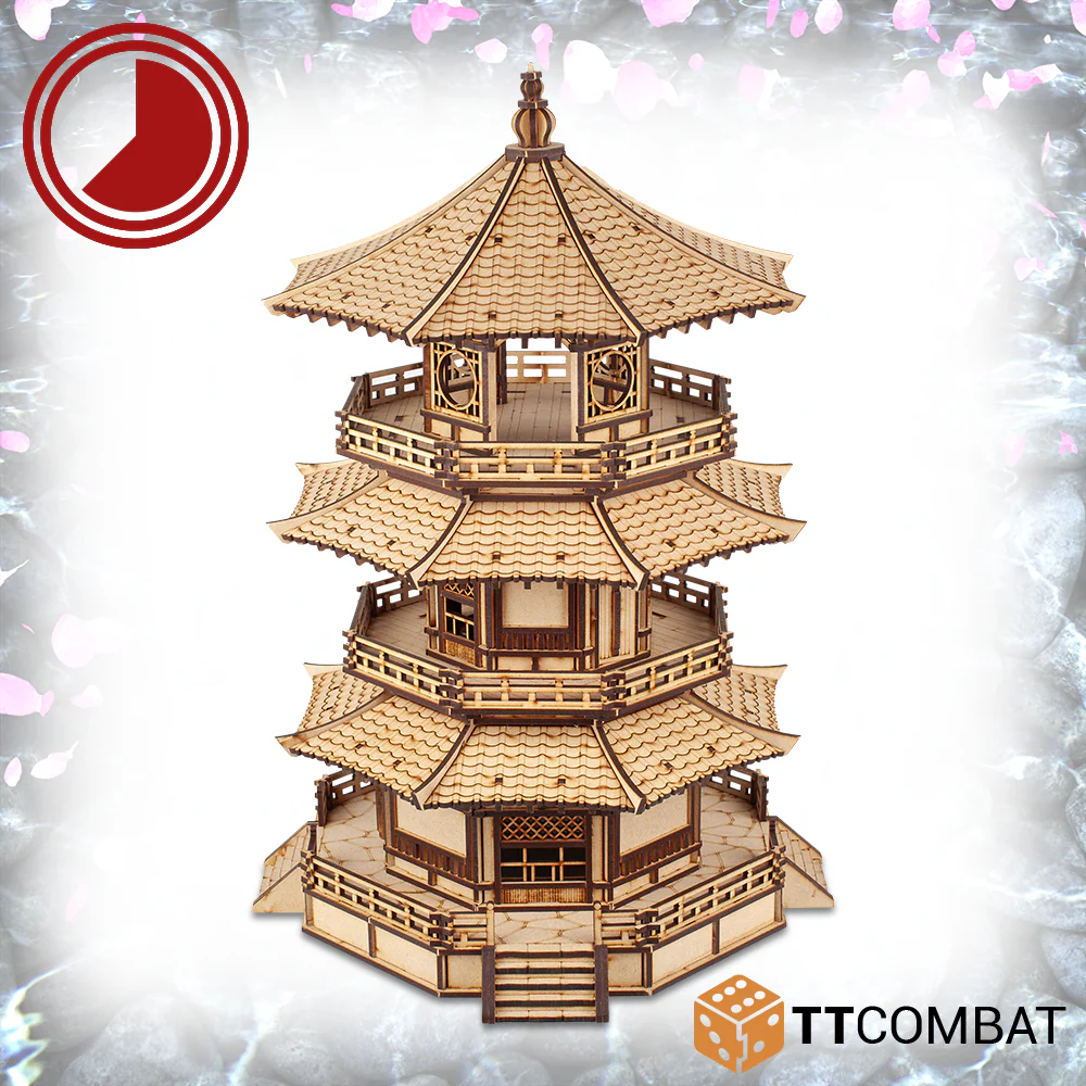 TTCombat Tabletop Scenics - Toshi: Hakkei-tō Pagoda