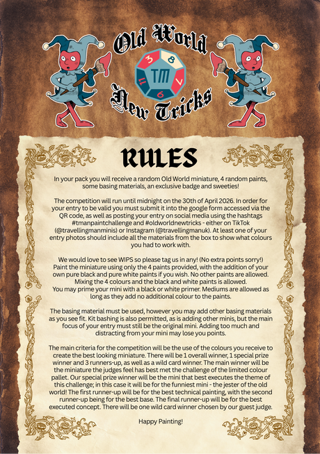 Old World, New Tricks - Painting Competition