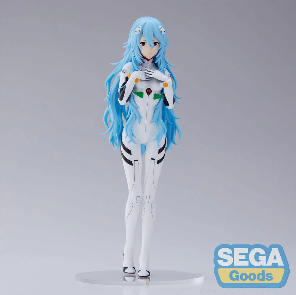 Evangelion 3.0+1.0 Thrice Upon a Time Rei Ayanami SPM Statue Long Hair Version