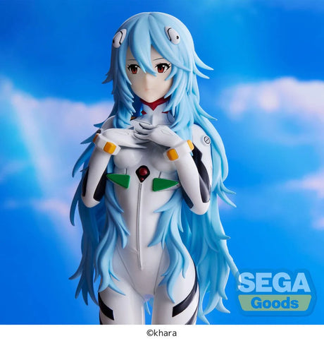 Evangelion 3.0+1.0 Thrice Upon a Time Rei Ayanami SPM Statue Long Hair Version