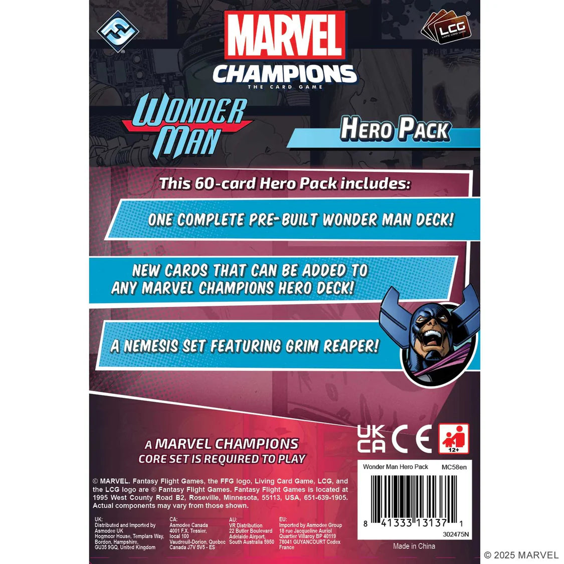 Marvel Champions: Wonder Man Hero Pack