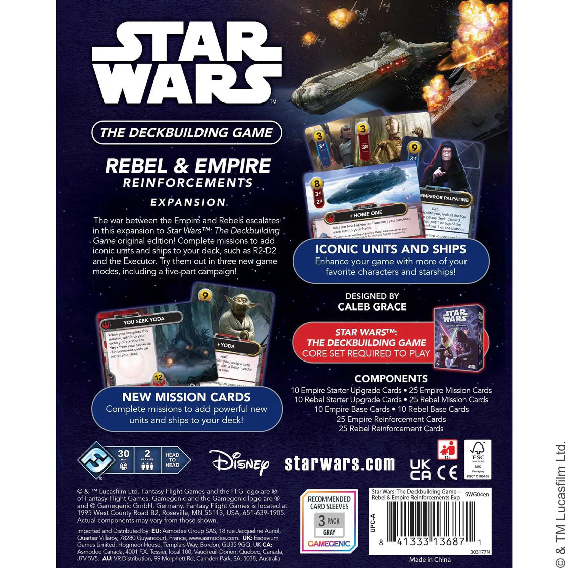 Star Wars The Deckbuilding Game: Rebel & Empire Reinforcements Expansion