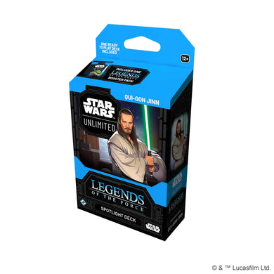 Star Wars Unlimited Legends of the Force Spotlight Deck Qui-Gon Jin