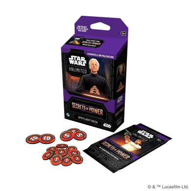 Star Wars Unlimited Secrets of Power Spotlight Deck Chancellor Palpatine