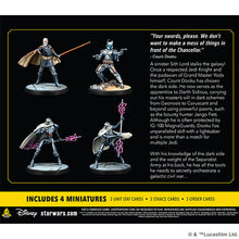 Last inn bildet i Gallery Viewer, Star Wars Shatterpoint: Twice the Pride, Count Dooku Squad Pack