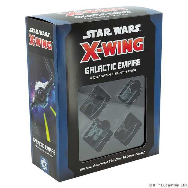 Star Wars X-Wing Miniatures Game Galactic Empire Squadron Starter Pack