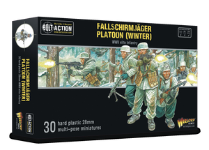 Bolt Action German Fallschirmjager Winter Platoon