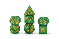 Fanroll Dragon Storm Silicone Dice Set - Green Dragon Scales