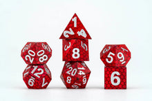 Load image into Gallery viewer, Fanroll Dragon Storm Silicone Dice Set - Red Dragon Scales
