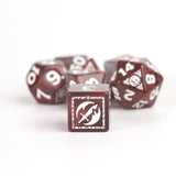 Dungeons & Dragons Adventure Dice by Sirius Dice: Fighter - Red