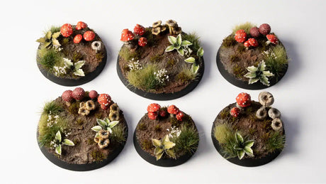 Gamers Grass Basing Bits Forest Mushrooms
