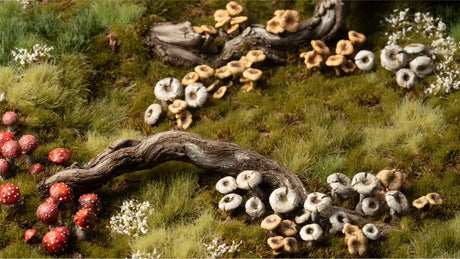 Gamers Grass Basing Bits Forest Mushrooms