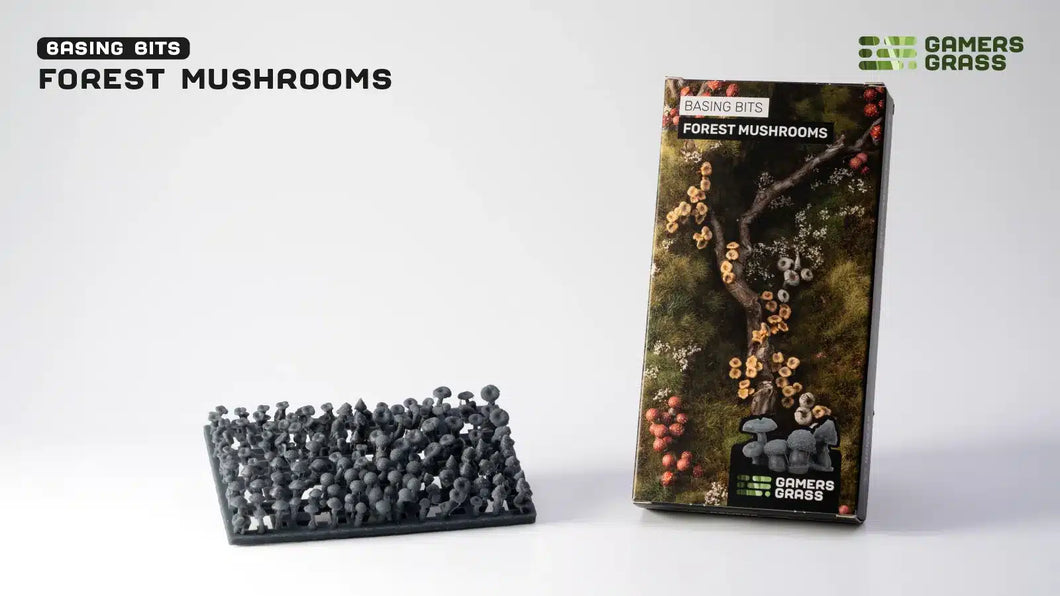 Gamers Grass Basing Bits Forest Mushrooms