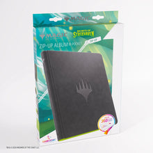 Load image into Gallery viewer, Gamegenic Magic: The Gathering Secrets of Strixhaven Zip-Up Album 18-Pocket - Black/Green