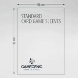 Gamegenic Board Game Sleeves: Standard Card Game Clear (50 ct)