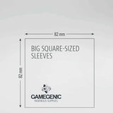 Gamegenic Board Game Sleeves: Big Square Clear (50 ct)