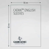 Gamegenic Board Game Sleeves: CATAN English Clear (60 ct)