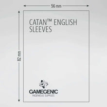 Load image into Gallery viewer, Gamegenic Board Game Sleeves: CATAN English Clear (60 ct)