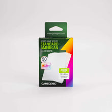 Load image into Gallery viewer, Gamegenic Board Game Sleeves: Standard American Clear Matte (50 ct)