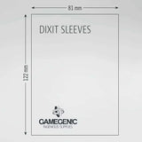 Gamegenic Board Game Sleeves: Dixit Clear Matte (90 ct)
