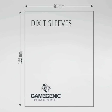 Gamegenic Board Game Sleeves: Dixit Clear Matte (90 ct)