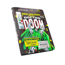 Load image into Gallery viewer, Gamegenic Magic: The Gathering Marvel Super Heroes Zip-Up Album 18-Pocket Doctor Doom
