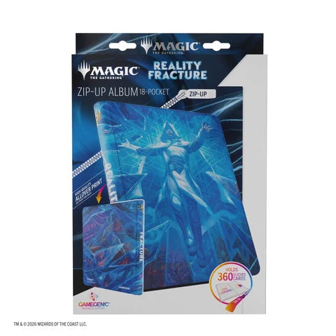 Gamegenic MTG: Reality Fracture Zip-Up Album 18-Pocket - Overwrite the Multiverse