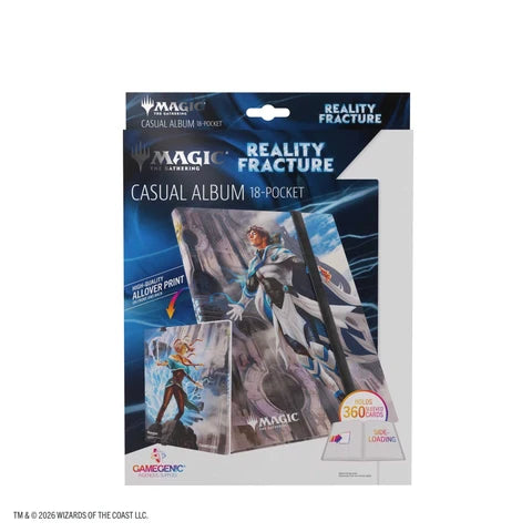 Gamegenic MTG: Reality Fracture Casual Album 18-Pocket -Tam Beleren Conflicted/Jace Building Reality