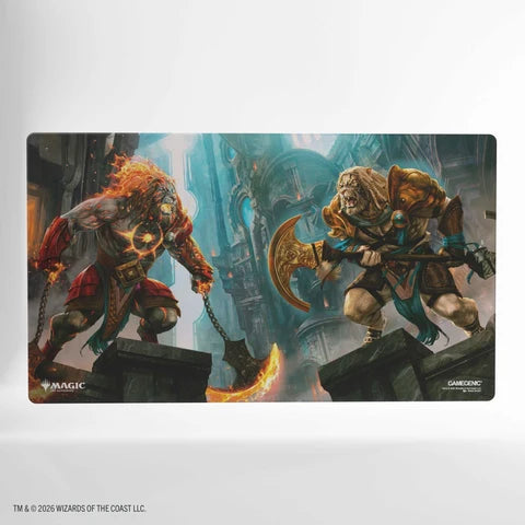 Gamegenic MTG: Reality Fracture Shiny Playmat - Ajani Path of Vengeance/Ajani Counterattack Leader
