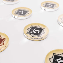 Load image into Gallery viewer, Gamegenic Arkham Horror Chaos Tokens &amp; Token Bag