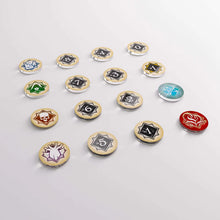 Load image into Gallery viewer, Gamegenic Arkham Horror Chaos Tokens &amp; Token Bag