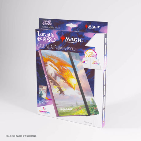 Gamegenic Magic: The Gathering Lorwyn Eclipsed Casual Album 18-Pocket - Eirdu, Carrier of Dawn/Isilu, Carrier of Twilight