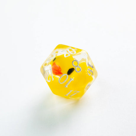Gamegenic EMBRACED SERIES Rubber Duck RPG Dice Set (SET OF 7) Multicolour