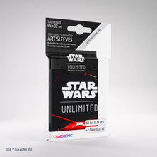 Load image into Gallery viewer, Star Wars: Unlimited Gamegenic Art Sleeves - Space Red