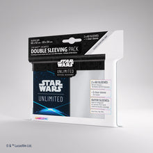 Load image into Gallery viewer, Star Wars: Unlimited Gamegenic Double Sleeving Pack - Space Blue