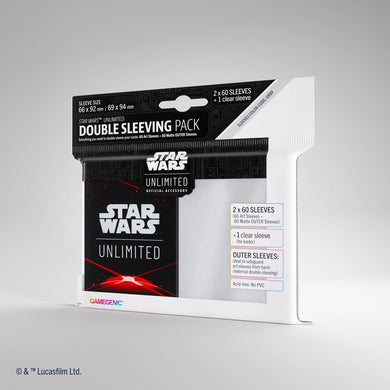 Star Wars: Unlimited Gamegenic Double Sleeving Pack - Space Red