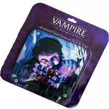 Load image into Gallery viewer, Vampire: The Masquerade 5th Edition - Acquired Taste Limited Dice &amp; Tray