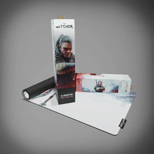 Load image into Gallery viewer, The Witcher Desk Mat - Geralt of Rivia Box Art