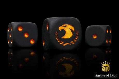 Baron Of Dice Golden Eagle Dice X25
