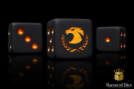 Baron Of Dice Golden Eagle Dice X25