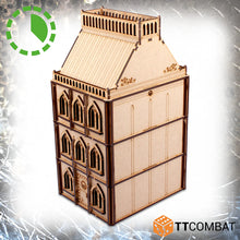Load image into Gallery viewer, TTCombat Tabletop Scenics - Sci-fi Gothic Brownstone