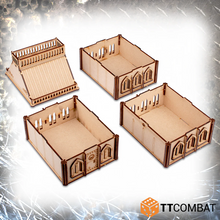 Load image into Gallery viewer, TTCombat Tabletop Scenics - Sci-fi Gothic Brownstone