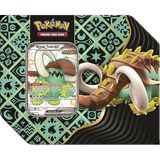 Pokemon TCG Scarlet & Violet Paldean Fates 5-Booster Tin Great Tusk/Iron Treads/Charizard