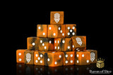 Baron Of Dice Hearth Fire Square Corner 16mm Dice X25