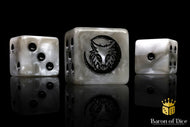Baron Of Dice Howling Wolf Square Corner 16mm Dice