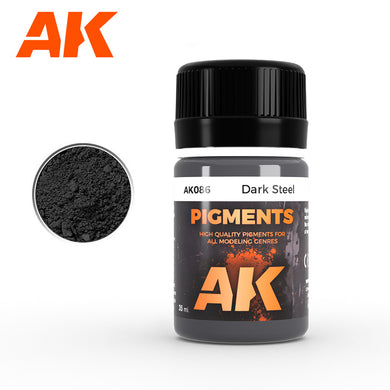 AK Interactive Dark Steel Pigment 35ml