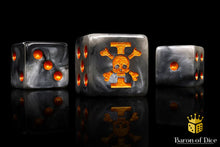 Load image into Gallery viewer, Baron Of Dice Inquisition Order Dice Square Corner 16mm Dice X25