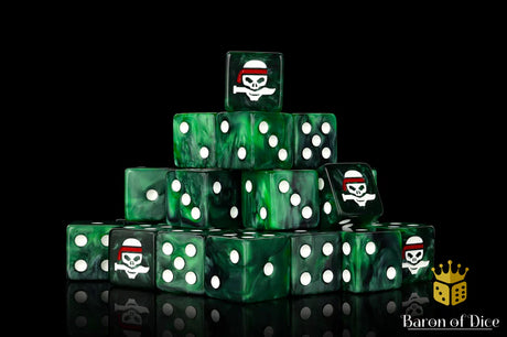 Baron Of Dice Jungle Fighter Square Corner 16mm Dice X25