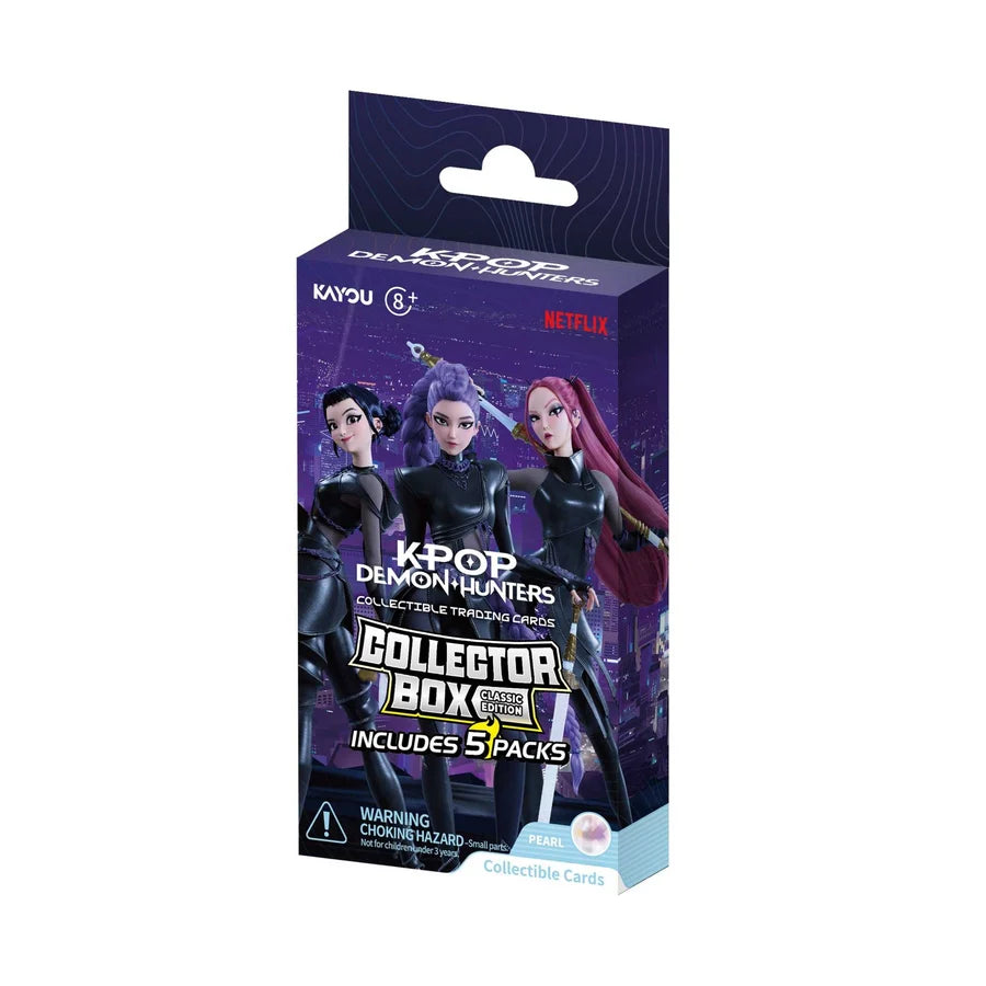 KPop Demon Hunters Collectible Trading Cards Classic Edition Bundle (5 Packs)