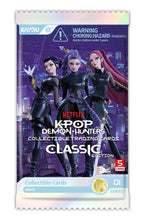 Load image into Gallery viewer, KPop Demon Hunters Collectable Trading Cards Classic Edition Foil EMEA Series 1-B Display